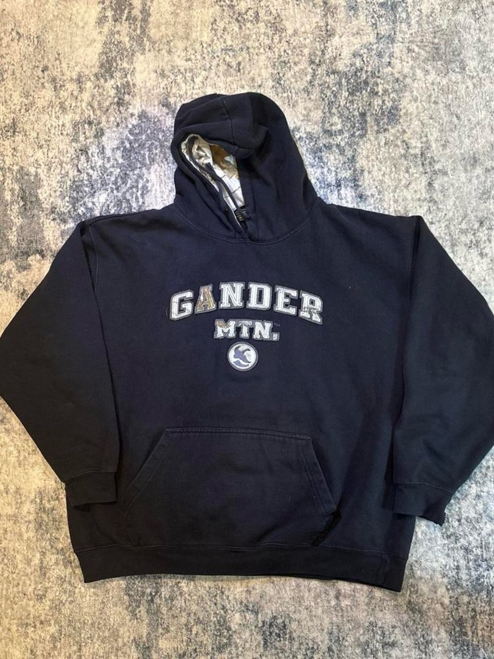 Gander Mountain Navy Hooded Pullover with Embroidered Logo